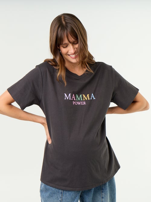 Tee-shirt de maternité imprimé - Kiabi Tee-shirt de maternité imprimé - Kiabi