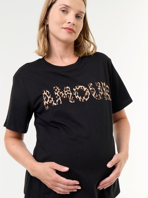 Tee-shirt de maternité imprimé - Kiabi
