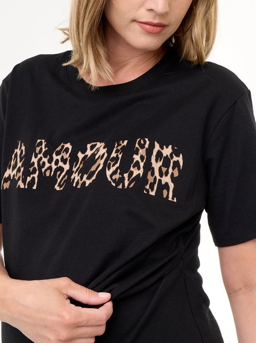 Tee-shirt de maternité imprimé - Kiabi
