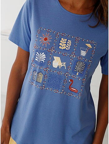 Tee-shirt de pyjama en coton - DAXON