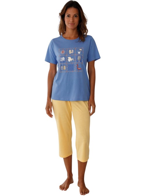 Tee-shirt de pyjama en coton - DAXON - Kiabi
