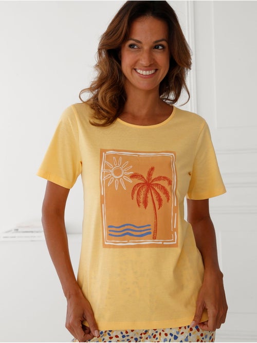 Tee-shirt de pyjama en coton - DAXON - Kiabi