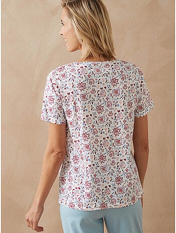 Tee-shirt de pyjama maille coton - DAXON