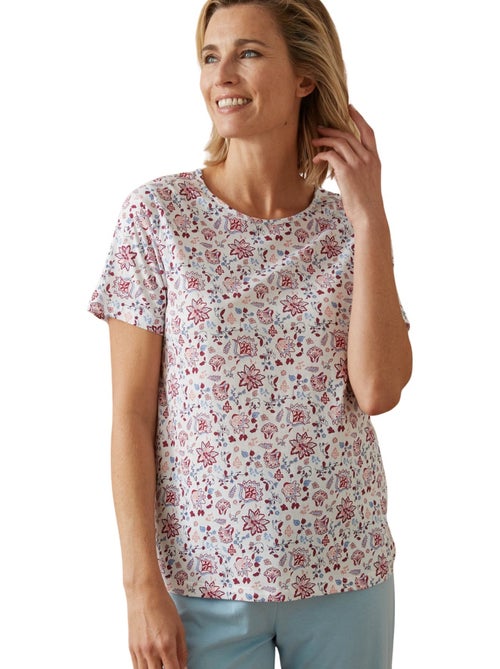 Tee-shirt de pyjama maille coton - DAXON - Kiabi