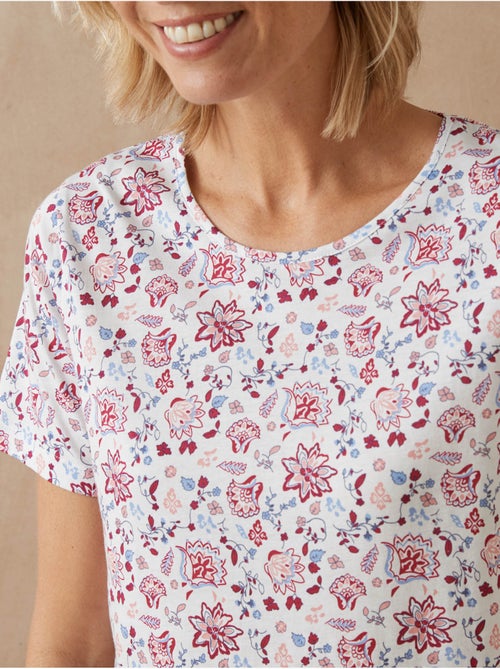 Tee-shirt de pyjama maille coton - DAXON - Kiabi