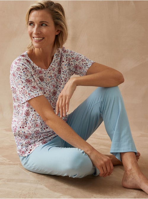 Tee-shirt de pyjama maille coton - DAXON - Kiabi