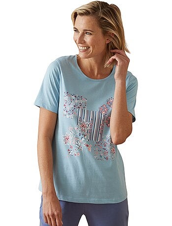 Tee-shirt de pyjama maille coton - DAXON