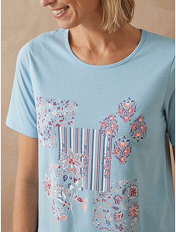 Tee-shirt de pyjama maille coton - DAXON