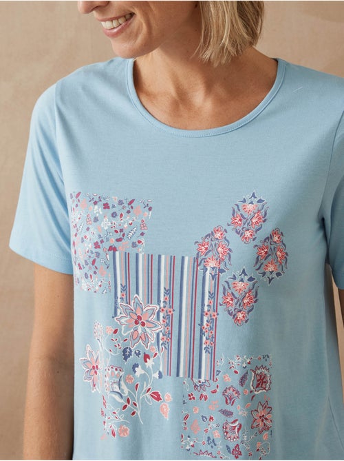 Tee-shirt de pyjama maille coton - DAXON - Kiabi