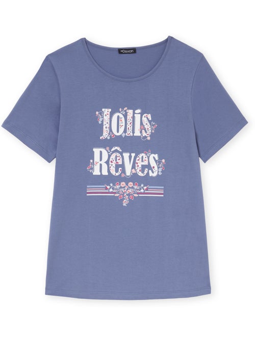 Tee-shirt de pyjama maille coton - DAXON - Kiabi