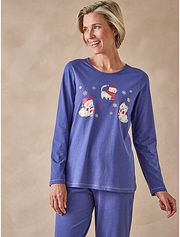 Tee-shirt de pyjama maille pur coton - DAXON