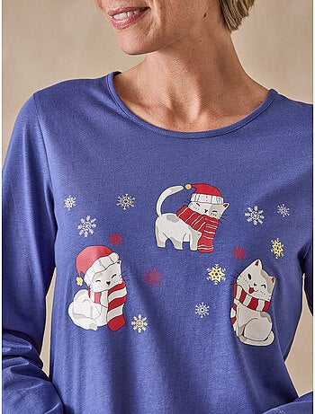 Tee-shirt de pyjama maille pur coton - DAXON