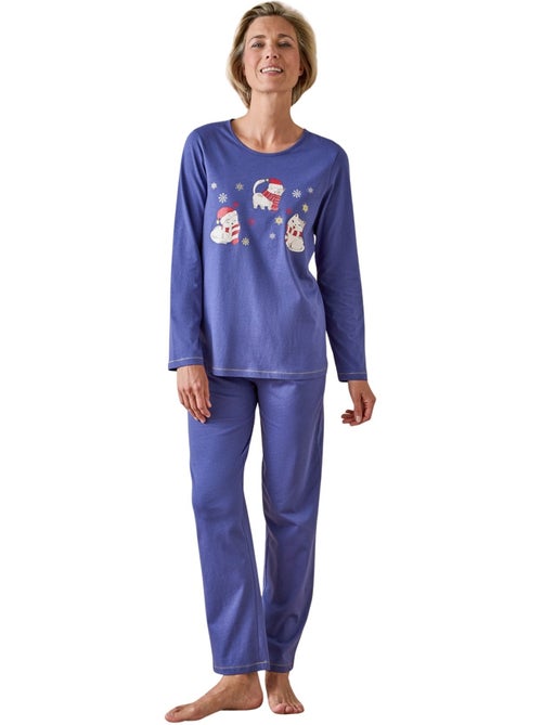 Tee-shirt de pyjama maille pur coton - DAXON - Kiabi