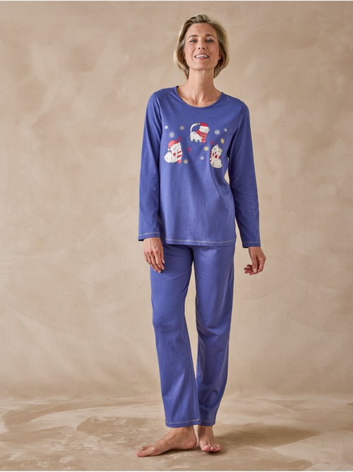 Tee-shirt de pyjama maille pur coton - DAXON - Kiabi