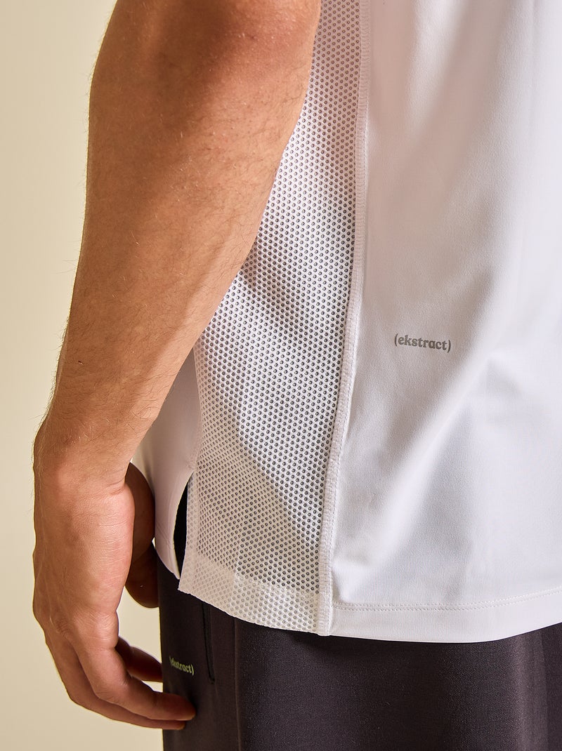 Tee-shirt de sport - (ekstract) Blanc - Kiabi