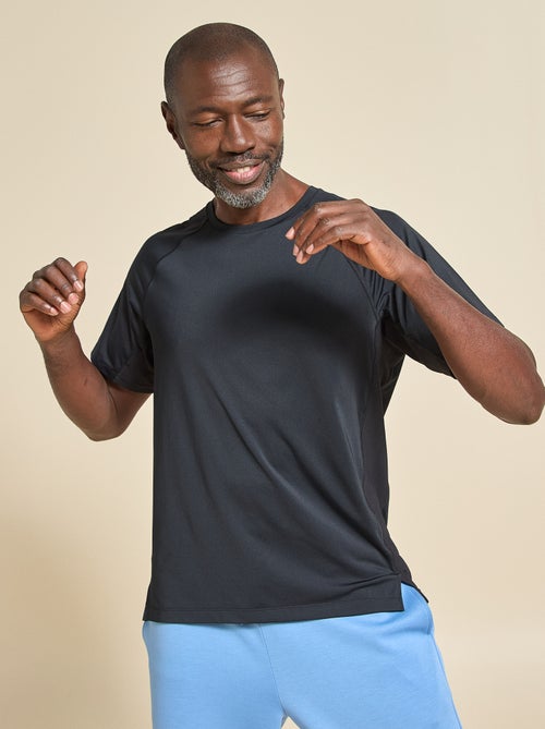 Tee-shirt de sport avec détail réfléchissant - (ekstract) - Kiabi