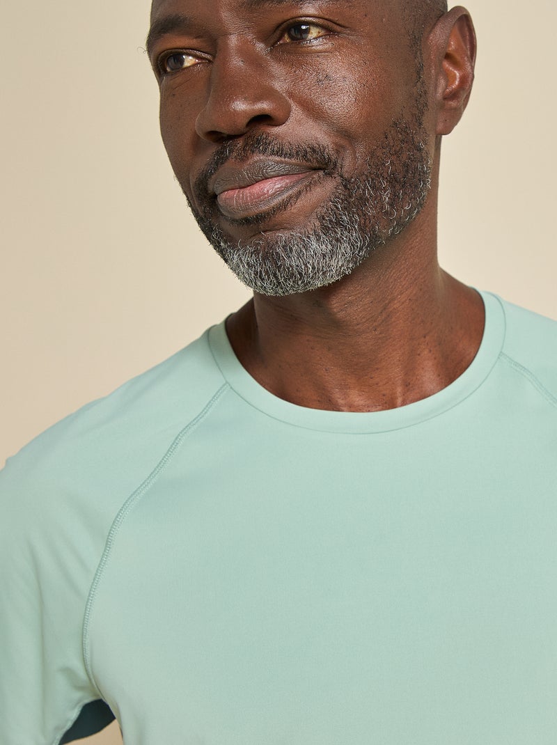 Tee-shirt de sport avec détail réfléchissant - (ekstract) Vert - Kiabi