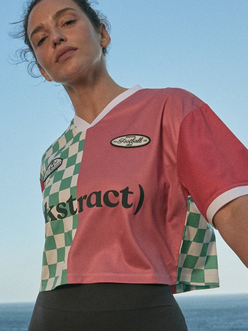 Tee-shirt de sport cropped - (ekstract) - Kiabi