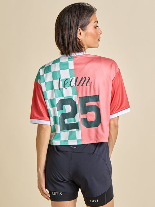 Tee-shirt de sport cropped - (ekstract) - Kiabi