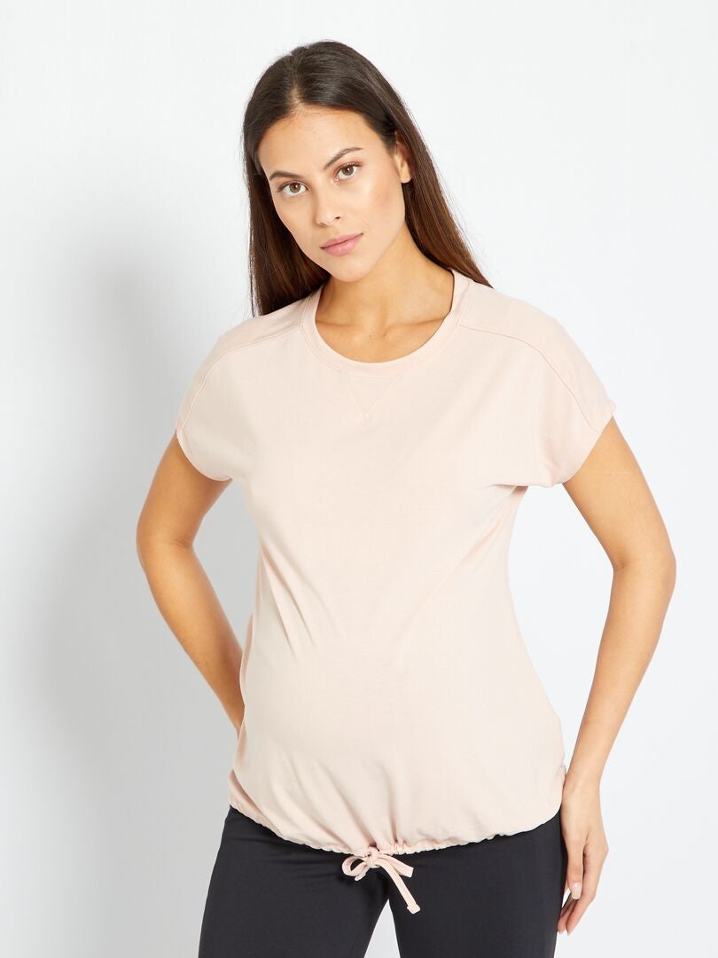 Tee-shirt de sport de grossesse Rose - Kiabi