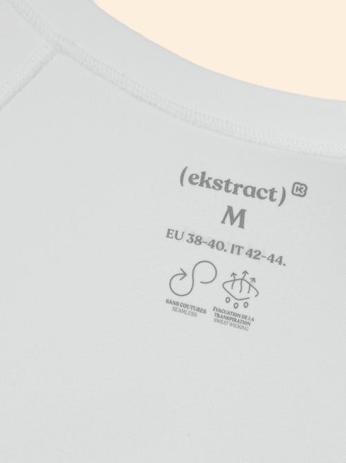 Tee-shirt de sport effet seconde peau - (ekstract) - Kiabi