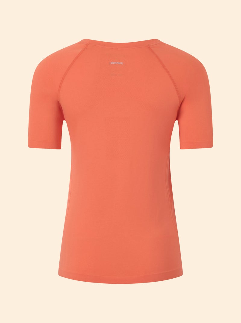 Tee-shirt de sport effet seconde peau - (ekstract) Orange - Kiabi