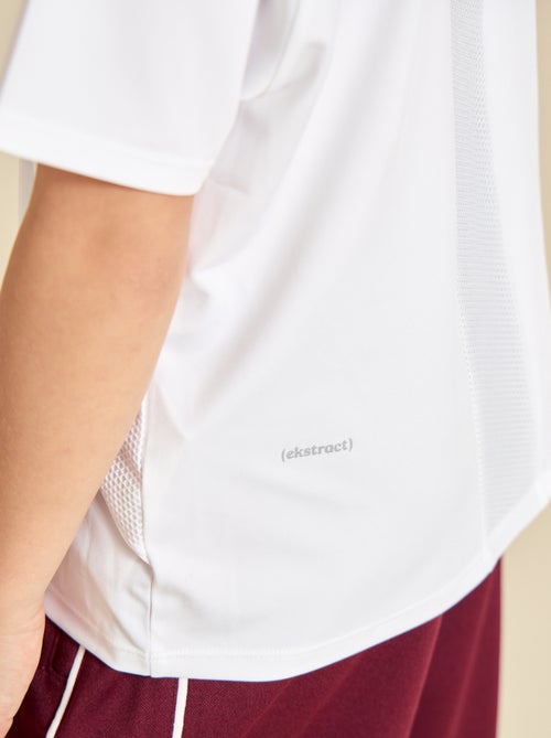 Tee-shirt de sport fluide manches courtes (Ekstract) - Kiabi Tee-shirt de sport fluide manches courtes (Ekstract) - Kiabi