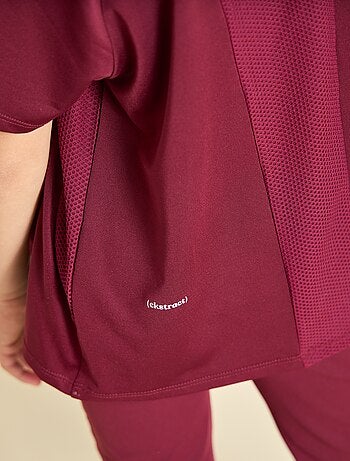 Ekstract - Tee-shirt de sport fluide manches courtes