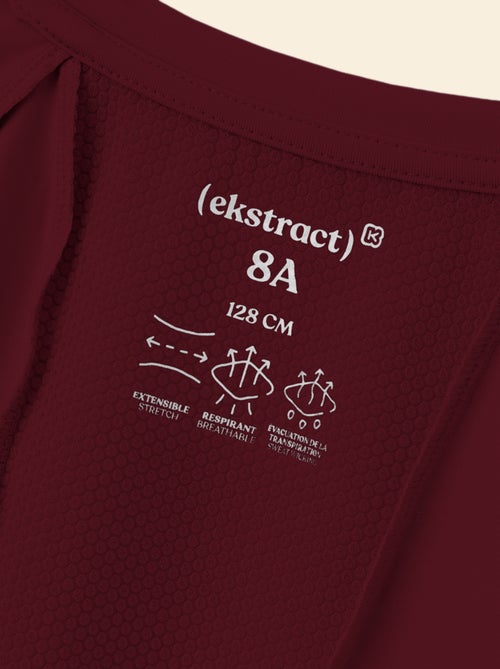 Tee-shirt de sport fluide manches courtes (Ekstract) - Kiabi Tee-shirt de sport fluide manches courtes (Ekstract) - Kiabi