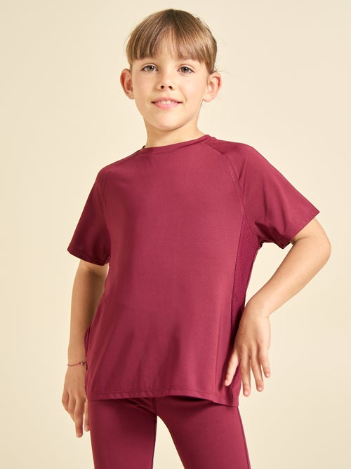Tee-shirt de sport fluide manches courtes (Ekstract) - Kiabi Tee-shirt de sport fluide manches courtes (Ekstract) - Kiabi