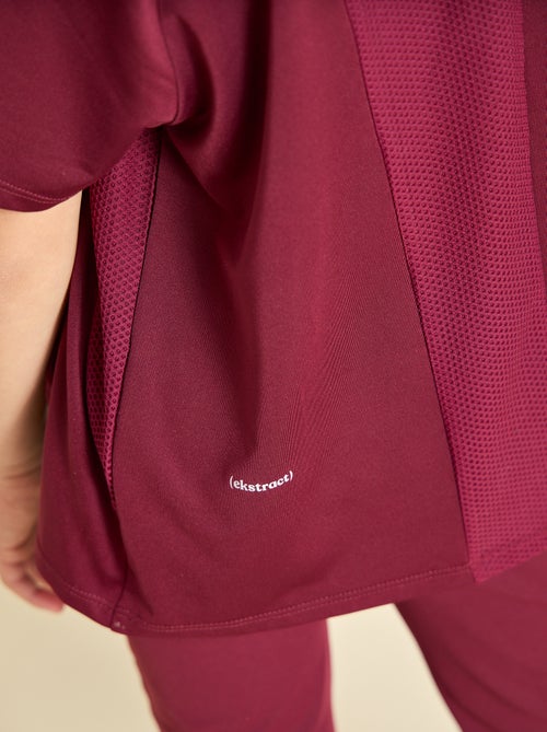 Tee-shirt de sport fluide manches courtes (Ekstract) - Kiabi Tee-shirt de sport fluide manches courtes (Ekstract) - Kiabi