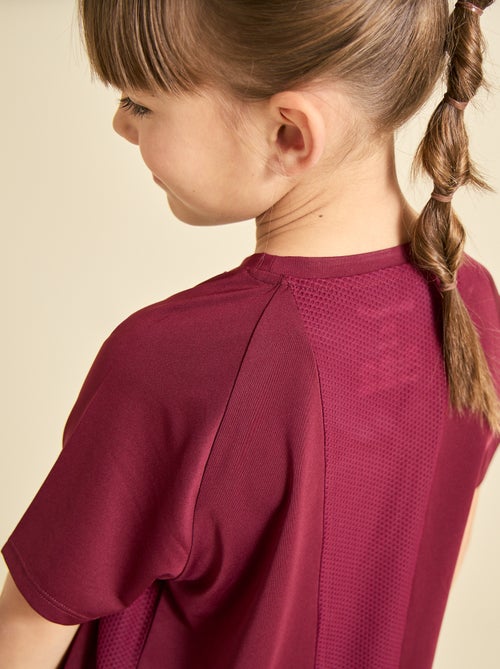 Tee-shirt de sport fluide manches courtes (Ekstract) - Kiabi Tee-shirt de sport fluide manches courtes (Ekstract) - Kiabi