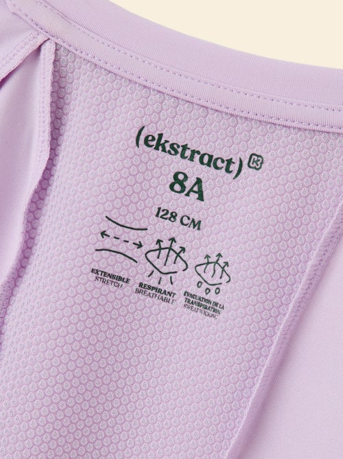 Tee-shirt de sport fluide manches courtes (Ekstract) - Kiabi