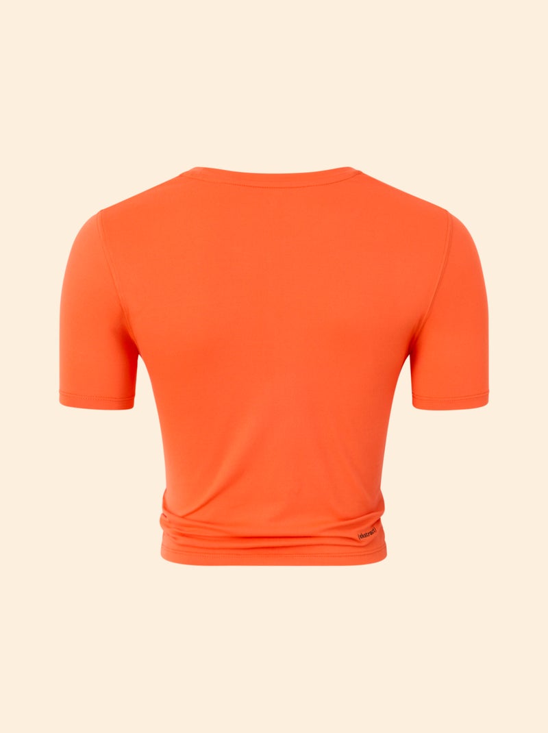 Tee-shirt de sport froncé - (ekstract) Orange - Kiabi