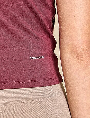 Tee-shirt de sport froncé - (ekstract)