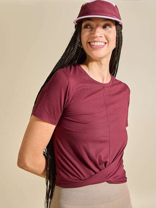Tee-shirt de sport froncé - (ekstract) - Kiabi