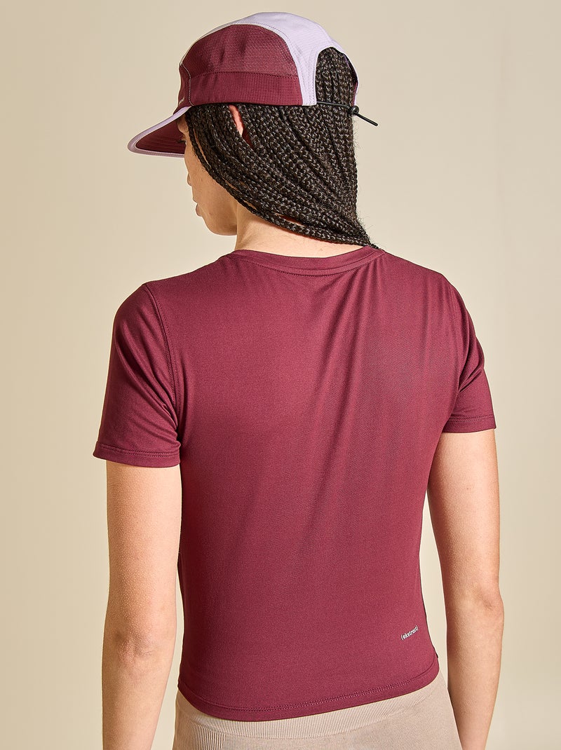 Tee-shirt de sport froncé - (ekstract) Rouge - Kiabi