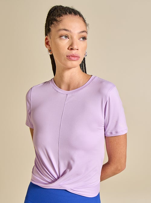 Tee-shirt de sport froncé - (ekstract) - Kiabi Tee-shirt de sport froncé - (ekstract) - Kiabi