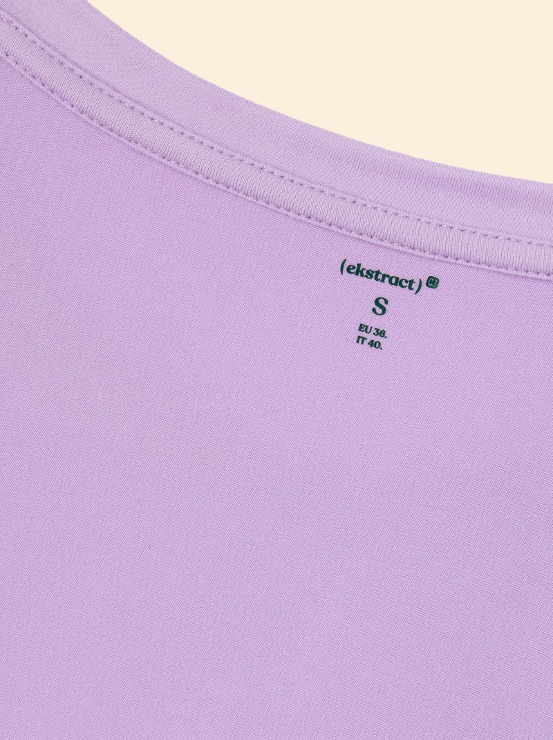 Tee-shirt de sport froncé - (ekstract) Violet - Kiabi