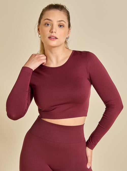 Tee-shirt de sport manches longues - (ekstract) - Kiabi