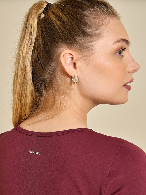 Tee-shirt de sport manches longues - (ekstract) - Kiabi