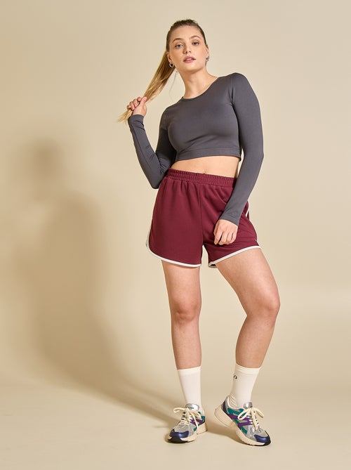 Tee-shirt de sport manches longues - (ekstract) - Kiabi Tee-shirt de sport manches longues - (ekstract) - Kiabi