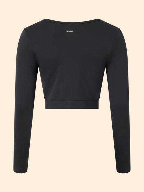 Tee-shirt de sport manches longues - (ekstract) - Kiabi Tee-shirt de sport manches longues - (ekstract) - Kiabi