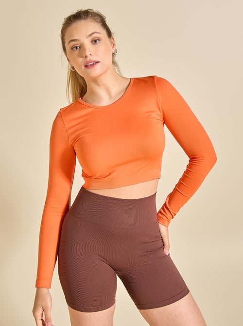 Tee-shirt de sport manches longues - (ekstract) - Kiabi
