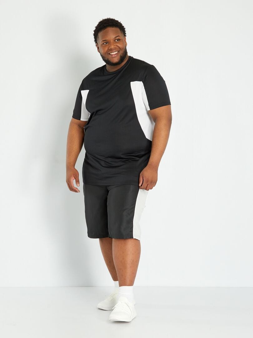 Tee-shirt de sport noir - Kiabi