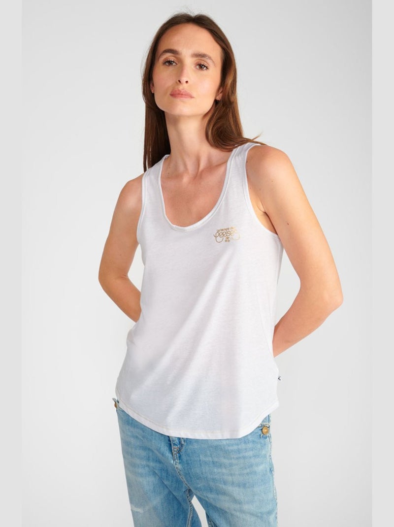 Tee-Shirt DEBSMALL 'Le Temps Des Cerises' Blanc - Kiabi
