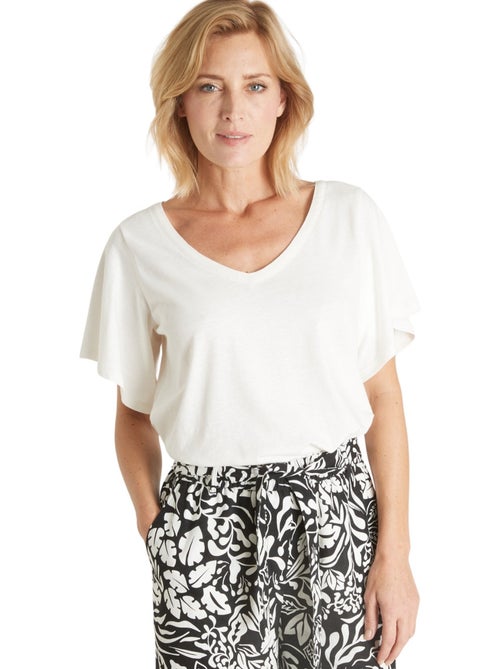 Tee-shirt dentelle au dos - DAXON - Kiabi