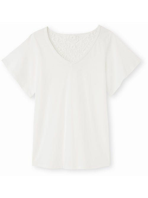 Tee-shirt dentelle au dos - DAXON - Kiabi