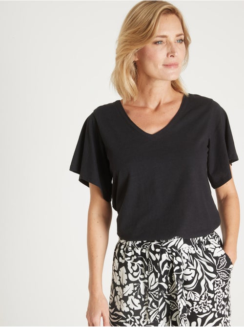 Tee-shirt dentelle au dos - DAXON - Kiabi