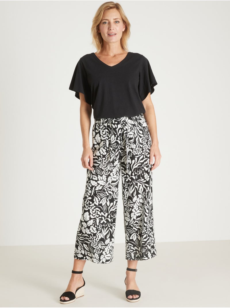 Tee-shirt dentelle au dos - DAXON Noir Noir - Kiabi